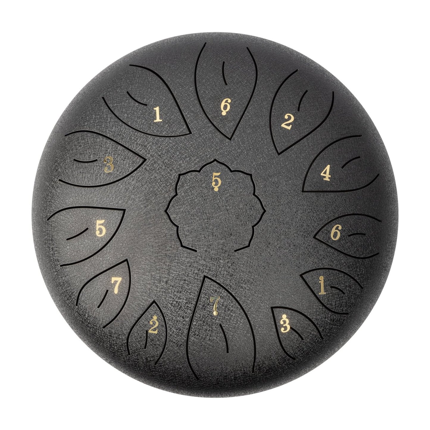 MANO PERCUSSION Black 12" Tongue Drum. Black. — view 3