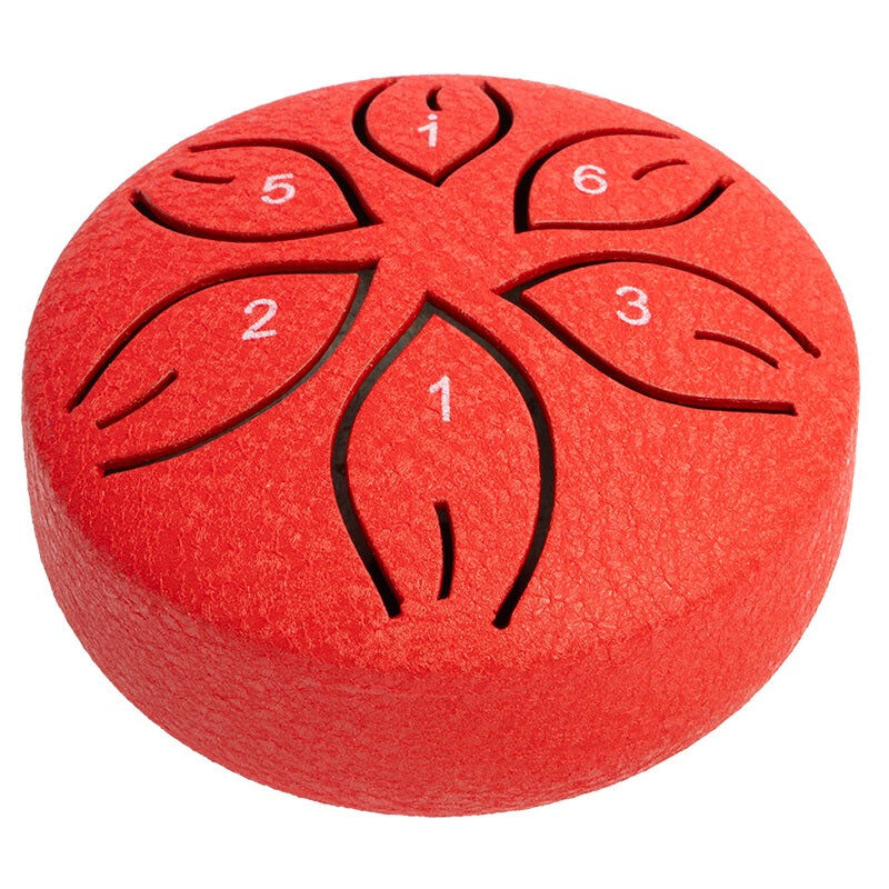 Mano Percussion 3" Tongue Drum - C Diatonic Scale, Steel-Titanium Alloy, 6 Hand-Tuned Notes, Multiple Colors Available — view 4