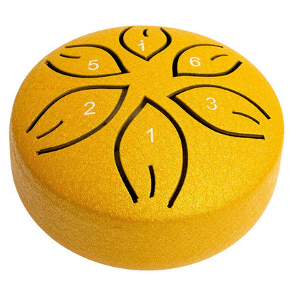 Mano Percussion 3" Tongue Drum - C Diatonic Scale, Steel-Titanium Alloy, 6 Hand-Tuned Notes, Multiple Colors Available — view 3