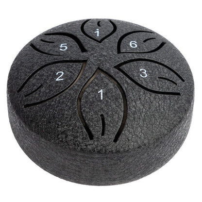 Mano Percussion 3" Tongue Drum - C Diatonic Scale, Steel-Titanium Alloy, 6 Hand-Tuned Notes, Multiple Colors Available — view 6