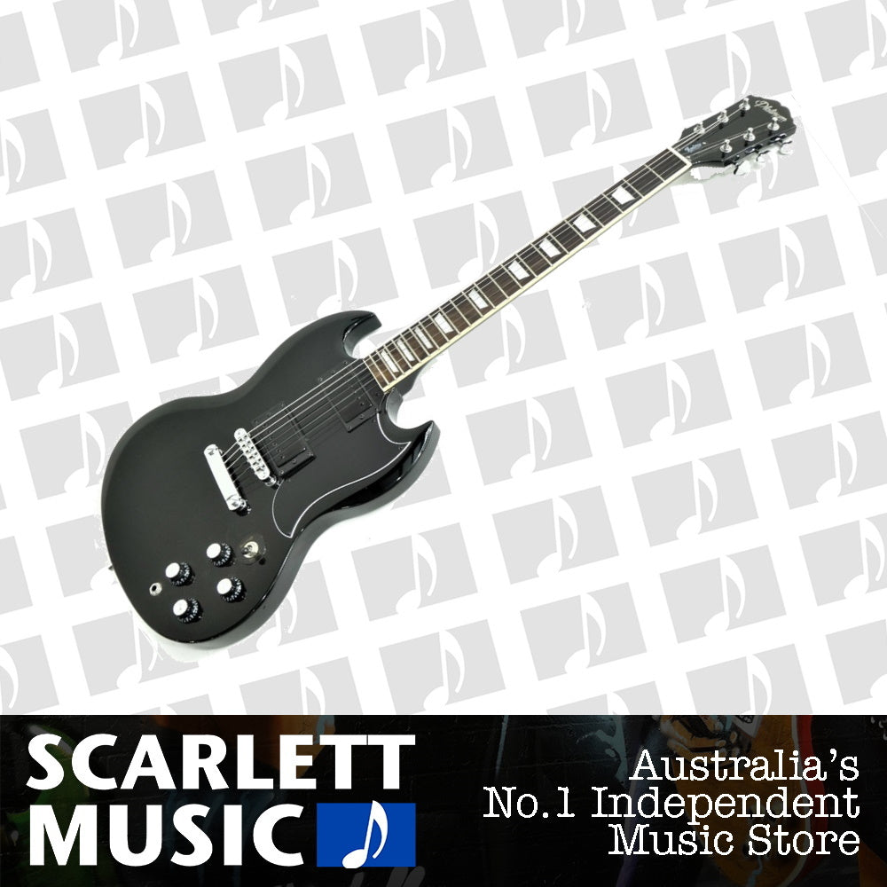 Platinum MPG-301BK Electric Guitar (Black) — view 2