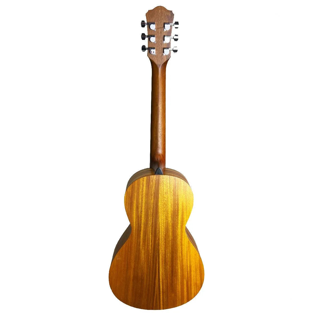 Martinez MPG-P2P Koa Acoustic-Electric Parlour Body Guitar, Small Body, Natural Finish, Right Handed, 6 Strings, Piezo Pickup — view 2