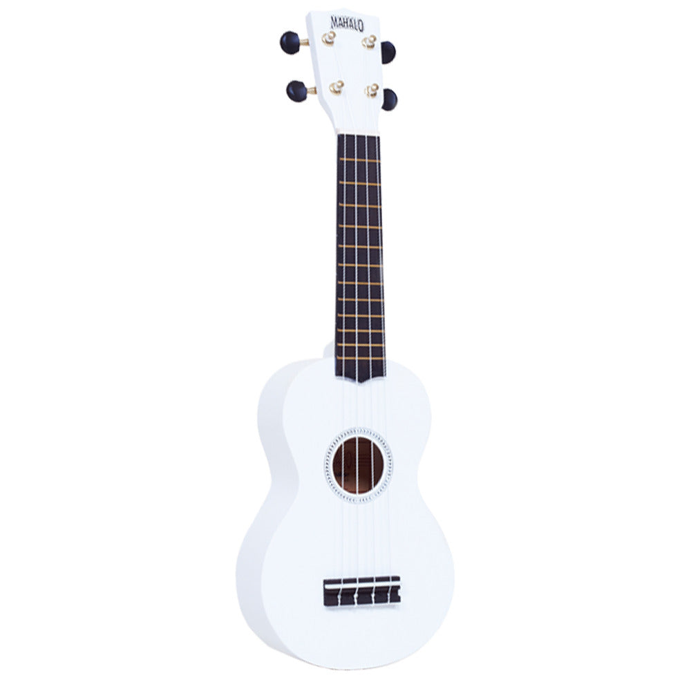 Mahalo Ukulele White
