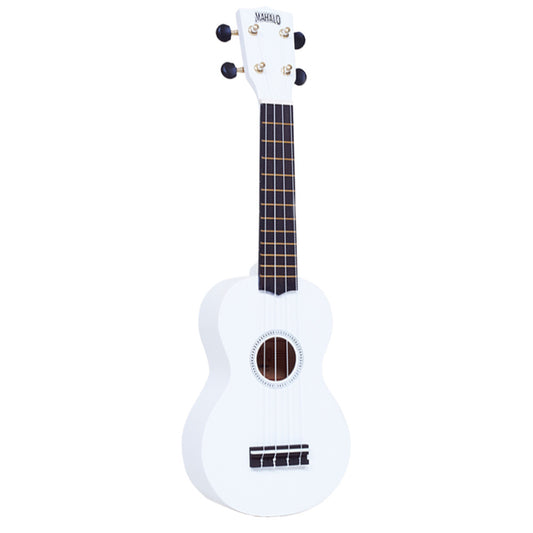 Mahalo Ukulele White