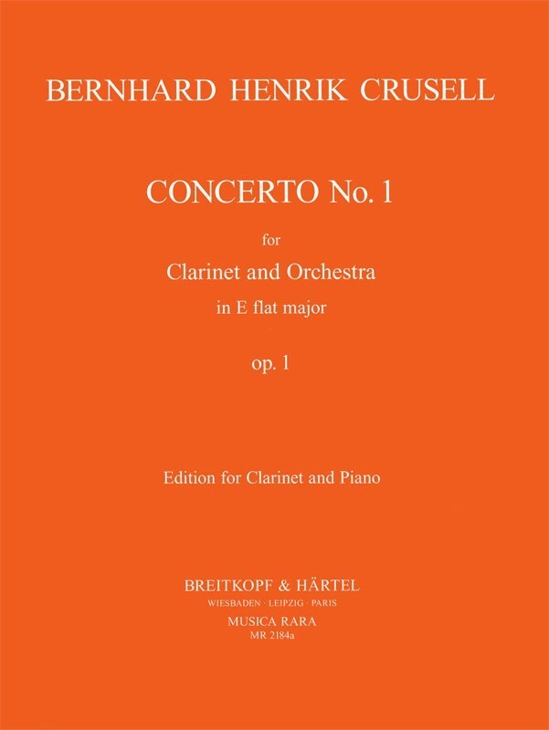 Crusell - Concerto E Flat Op 1 Clarinet/Piano (Softcover Book)