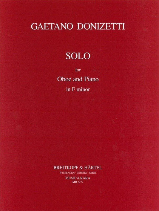 Donizetti - Solo in F Minor for Oboe and Piano