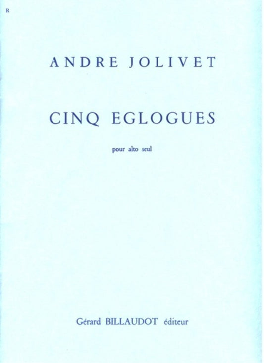 Eglogues 5 Viola Solo (Softcover Book)