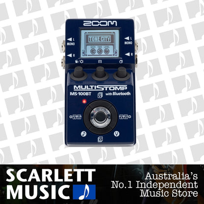 Zoom MS-100BT MultiStomp Multi Effect Guitar Pedal w' Bluetooth — view 2