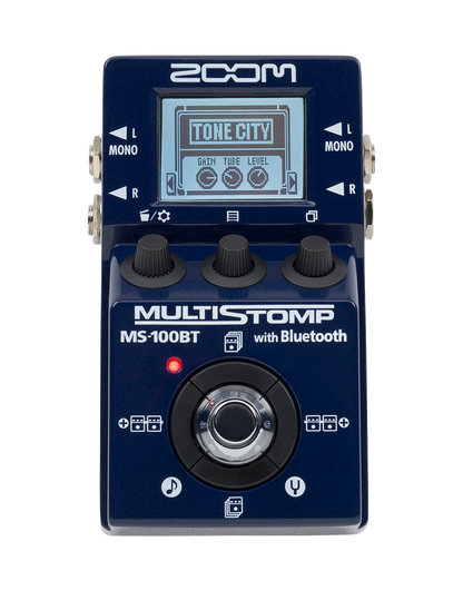 Zoom MS-100BT MultiStomp Multi Effect Guitar Pedal w' Bluetooth