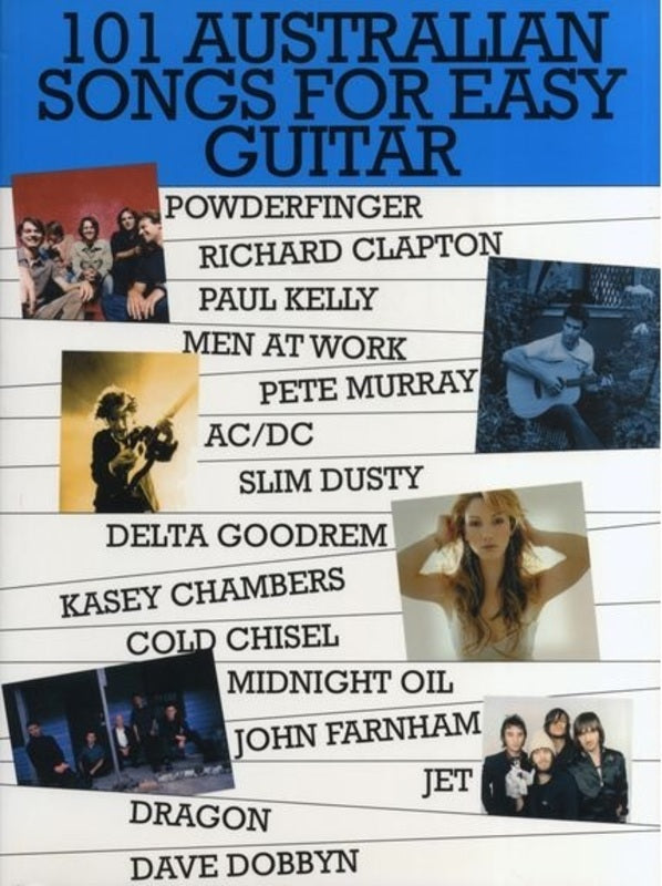 101 Australian Songs For Easy Guitar Vol 1 (Softcover Book)
