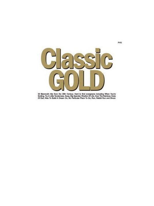Classic Gold Songbook for Guitar and Piano by Music Sales