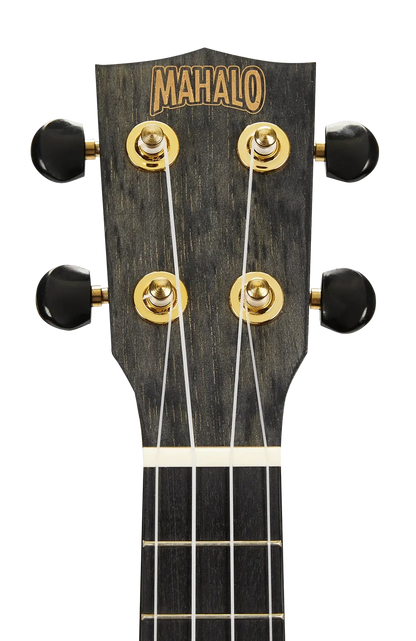 Mahalo Slimline Soprano Ukulele Transparent Black MS1TBK — view 5