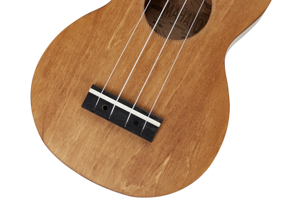Mahalo Slimline Transparent Brown Soprano Ukulele — view 4