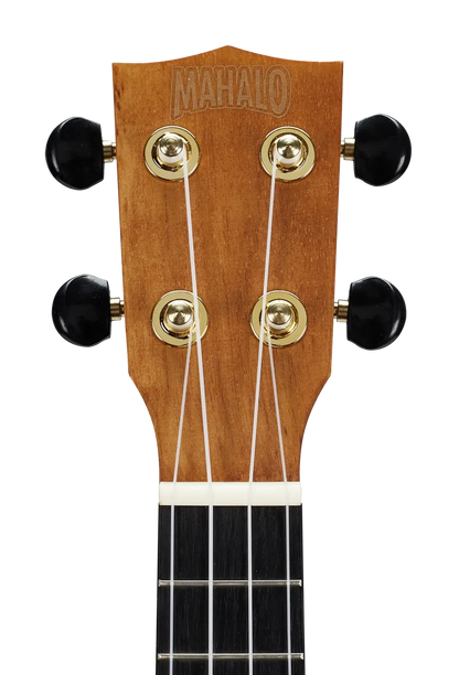 Mahalo Slimline Transparent Brown Soprano Ukulele — view 5