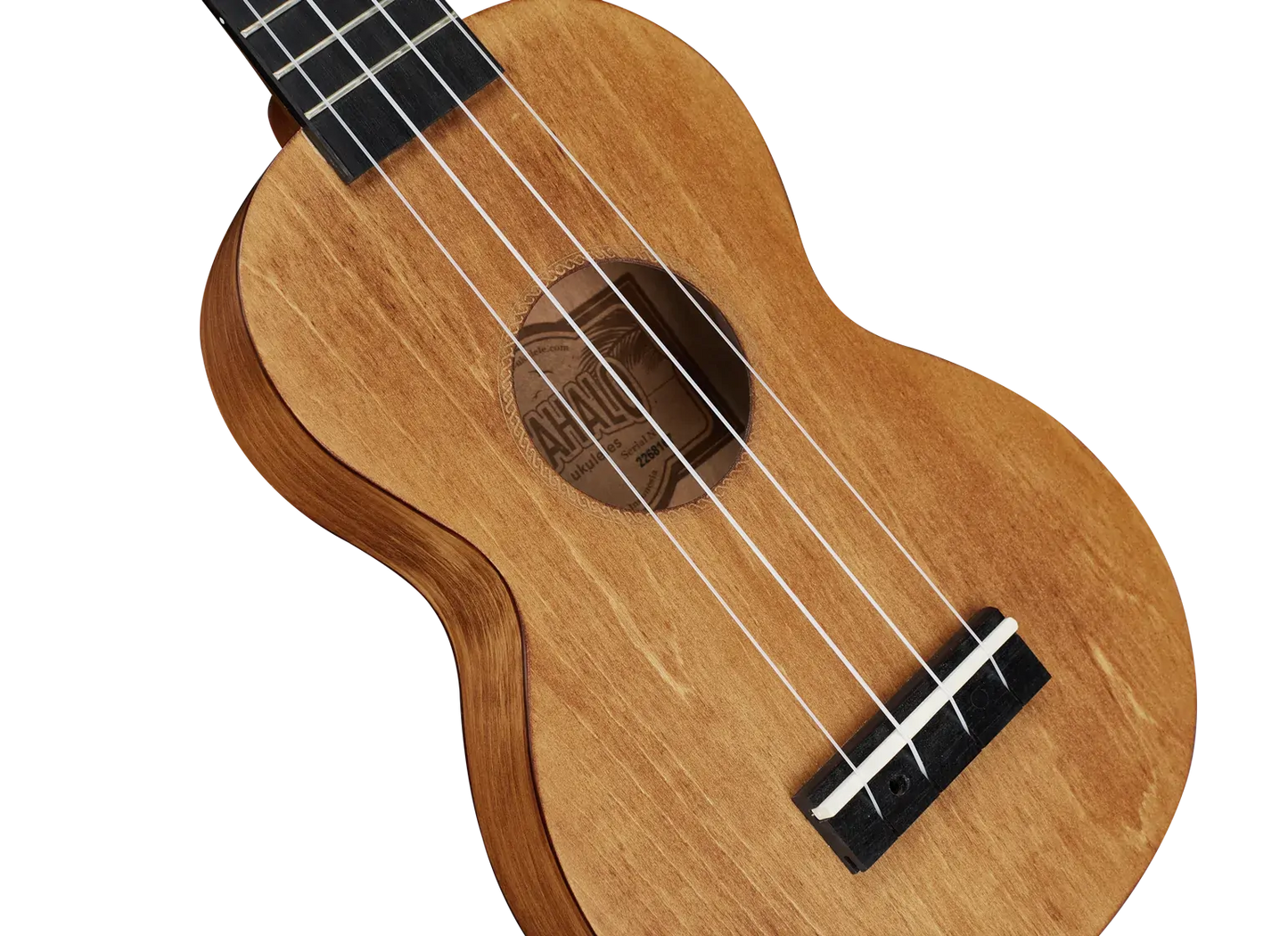 Mahalo Slimline Transparent Brown Soprano Ukulele — view 3