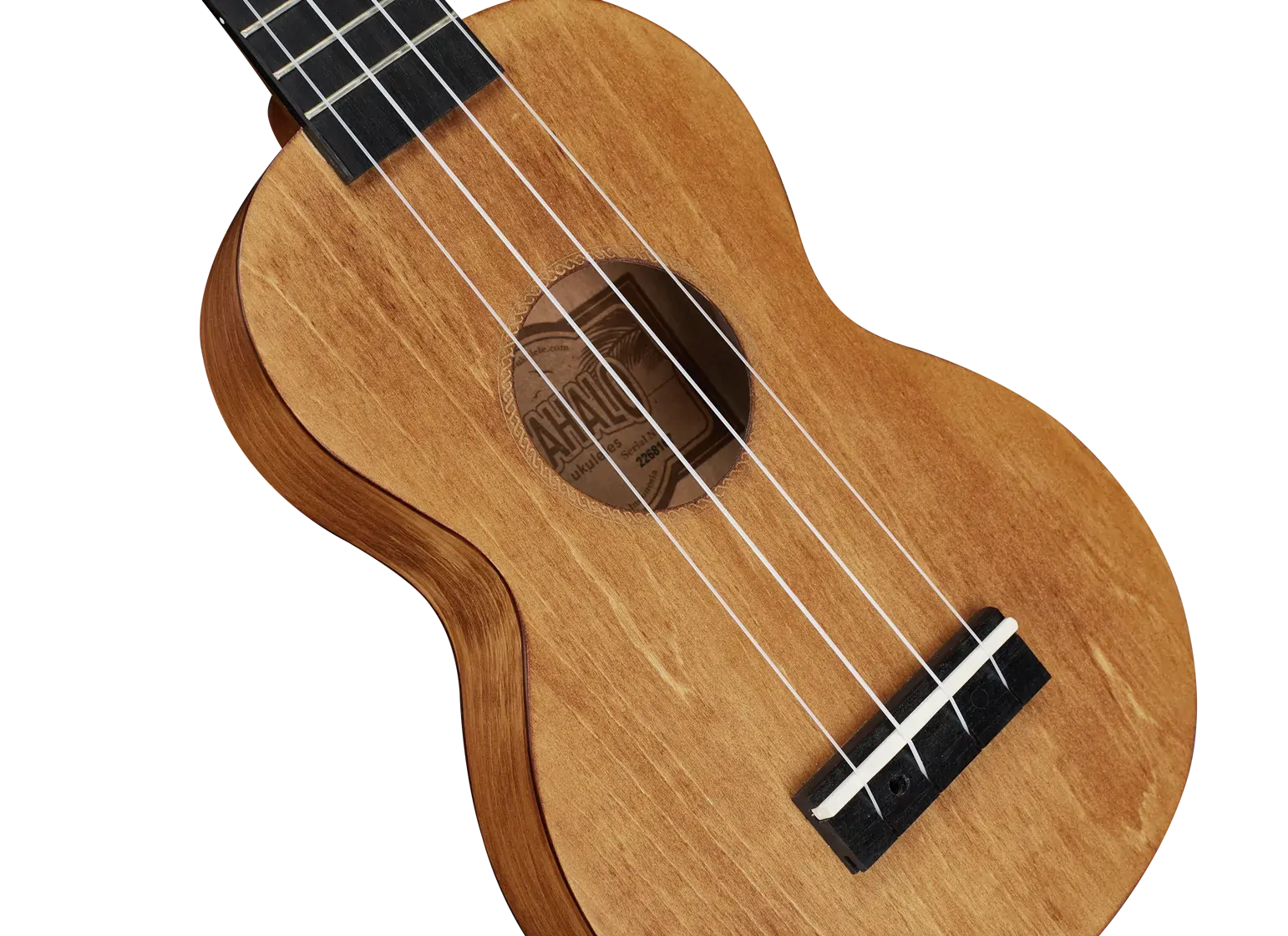 Mahalo Slimline Transparent Brown Soprano Ukulele — view 3