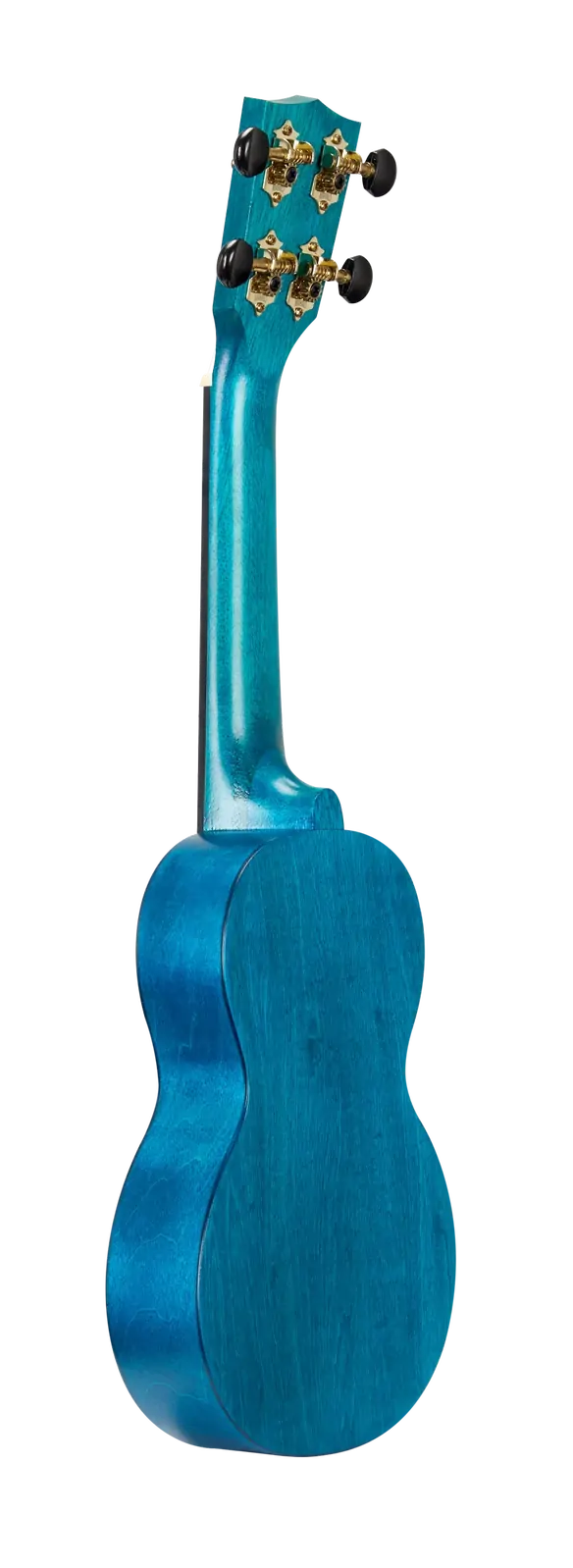 Mahalo Slimline Soprano Ukulele - Transparent Blue — view 2