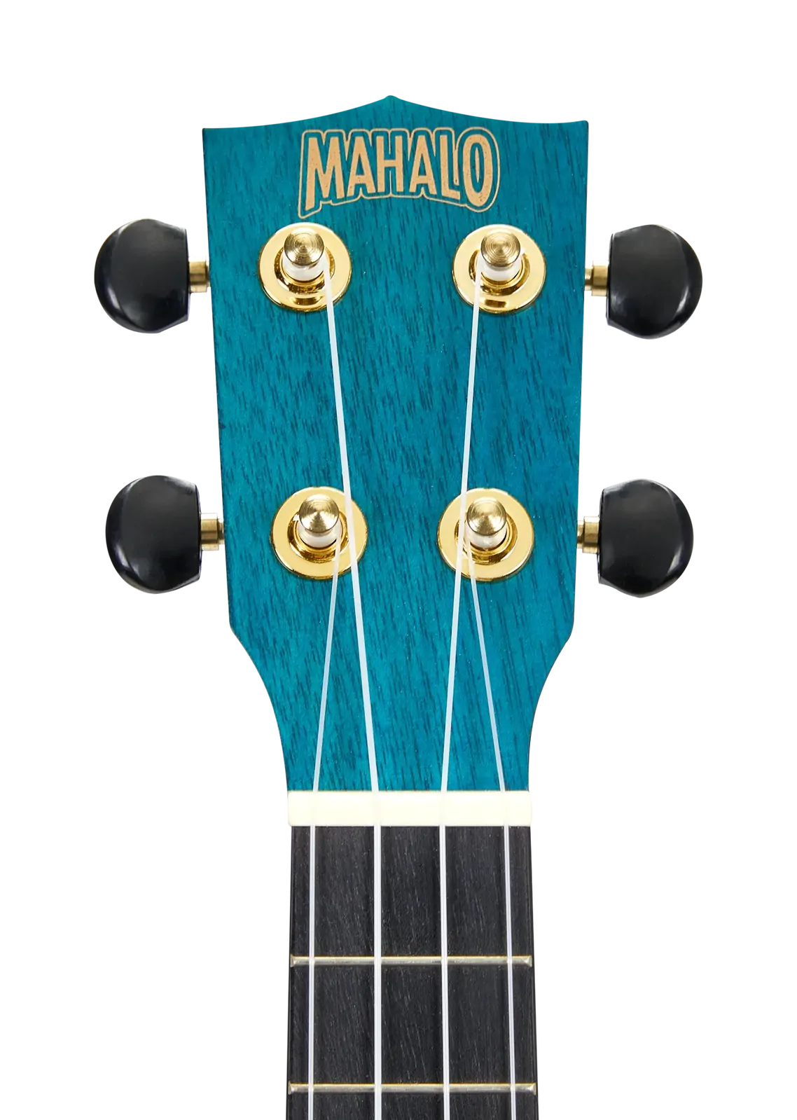 Mahalo Slimline Soprano Ukulele - Transparent Blue — view 5
