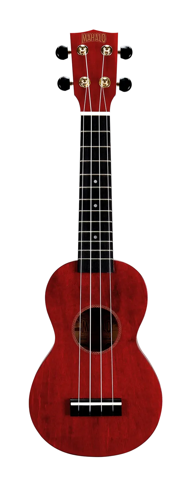Mahalo Slimline Soprano Ukulele Transparent Red MS1TRD