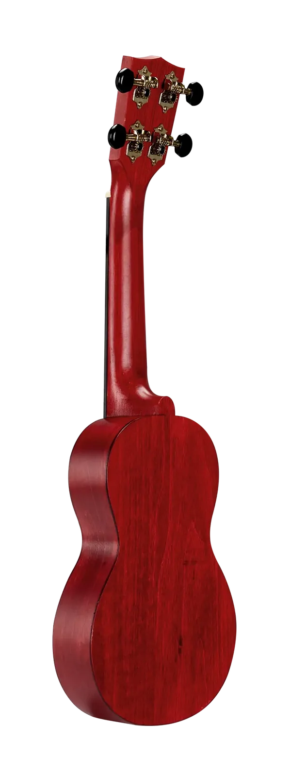 Mahalo Slimline Soprano Ukulele Transparent Red MS1TRD — view 2