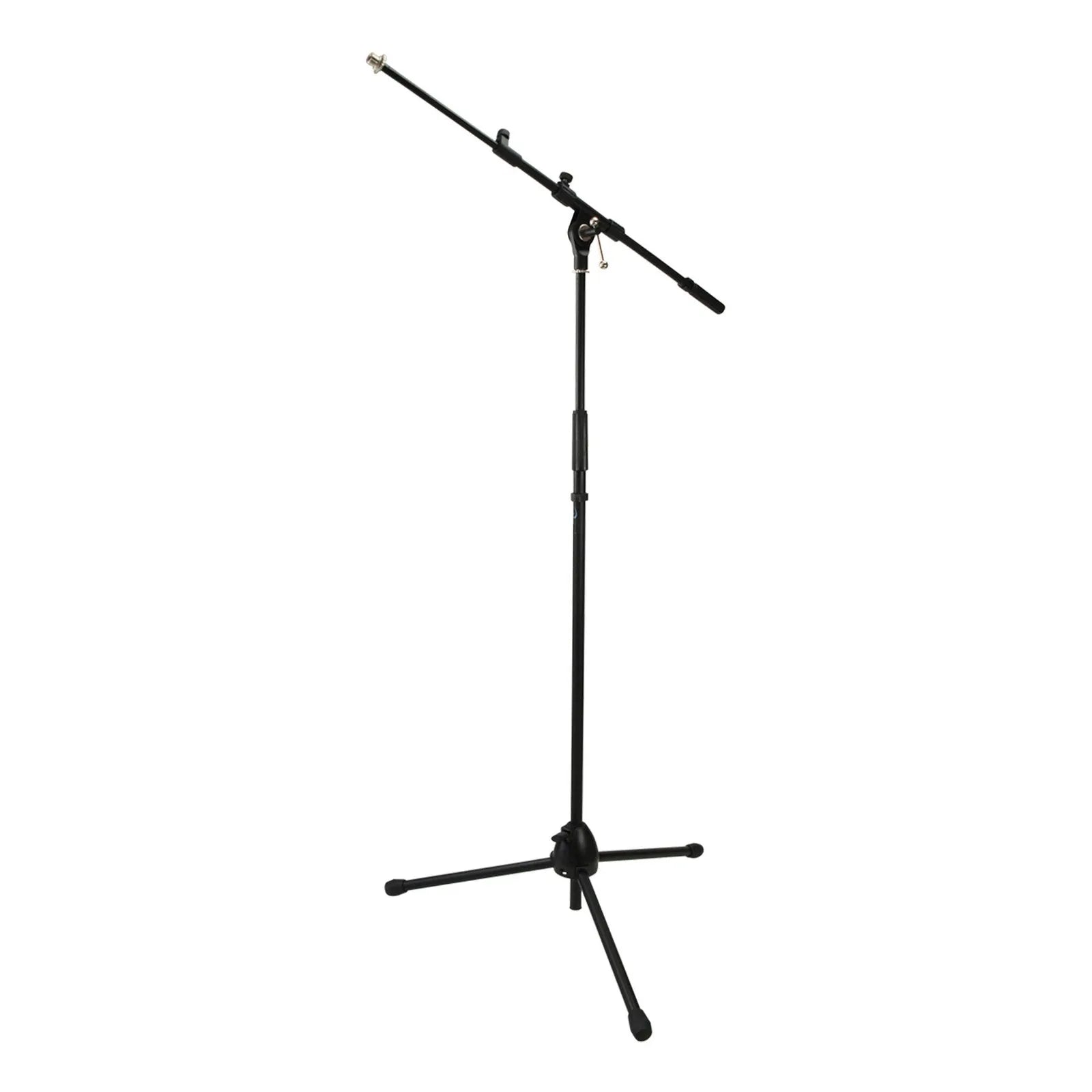 SoundArt Heavy Duty Tripod Microphone Boom Stand - Adjustable Matte Black Finish