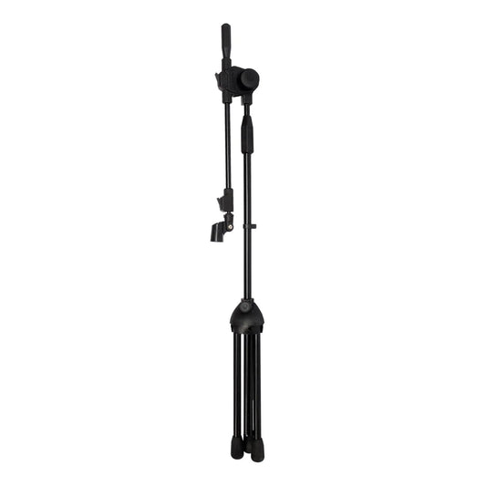 Soundart Deluxe Tripod Boom Microphone Stand with Clip - Matte Black