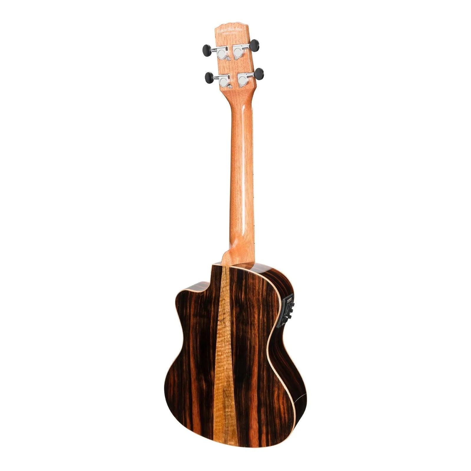 Martinez Southern Belle 7 Series Tenor Ukulele with Solid Spruce Top and Hard Case - Natural Gloss — view 2