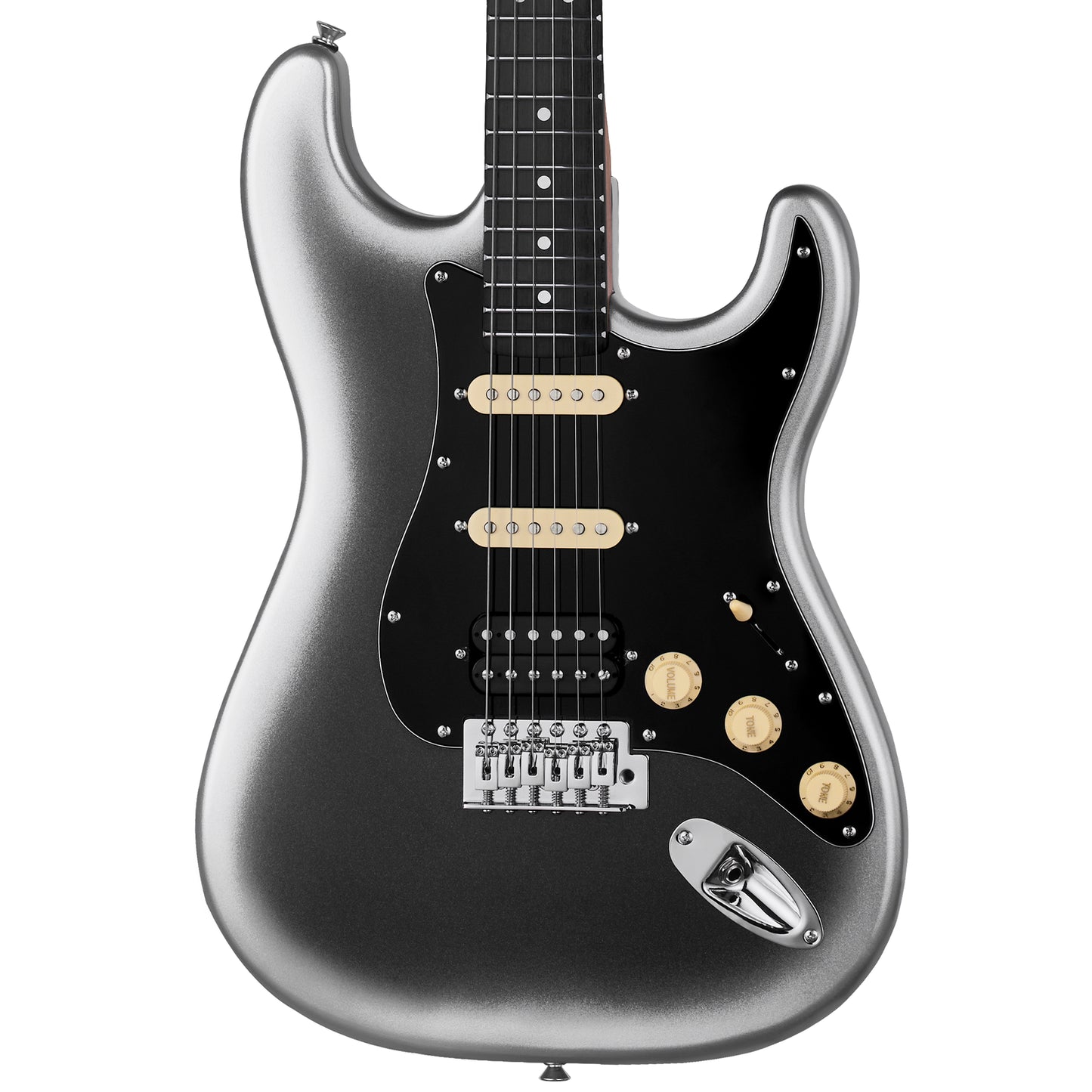 MOOER MSC10 Pro Electric Guitar Dark Silver with Gigbag, Poplar Body, Roasted Maple Neck, Tech Ebony Fingerboard, 5-Way Pickup Selector — view 3