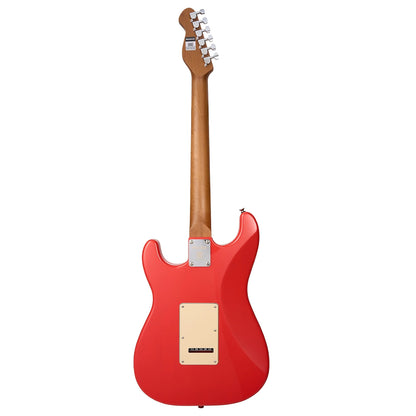 MOOER MSC10 Elite ST-Style Electric Guitar Fiesta Red — view 2