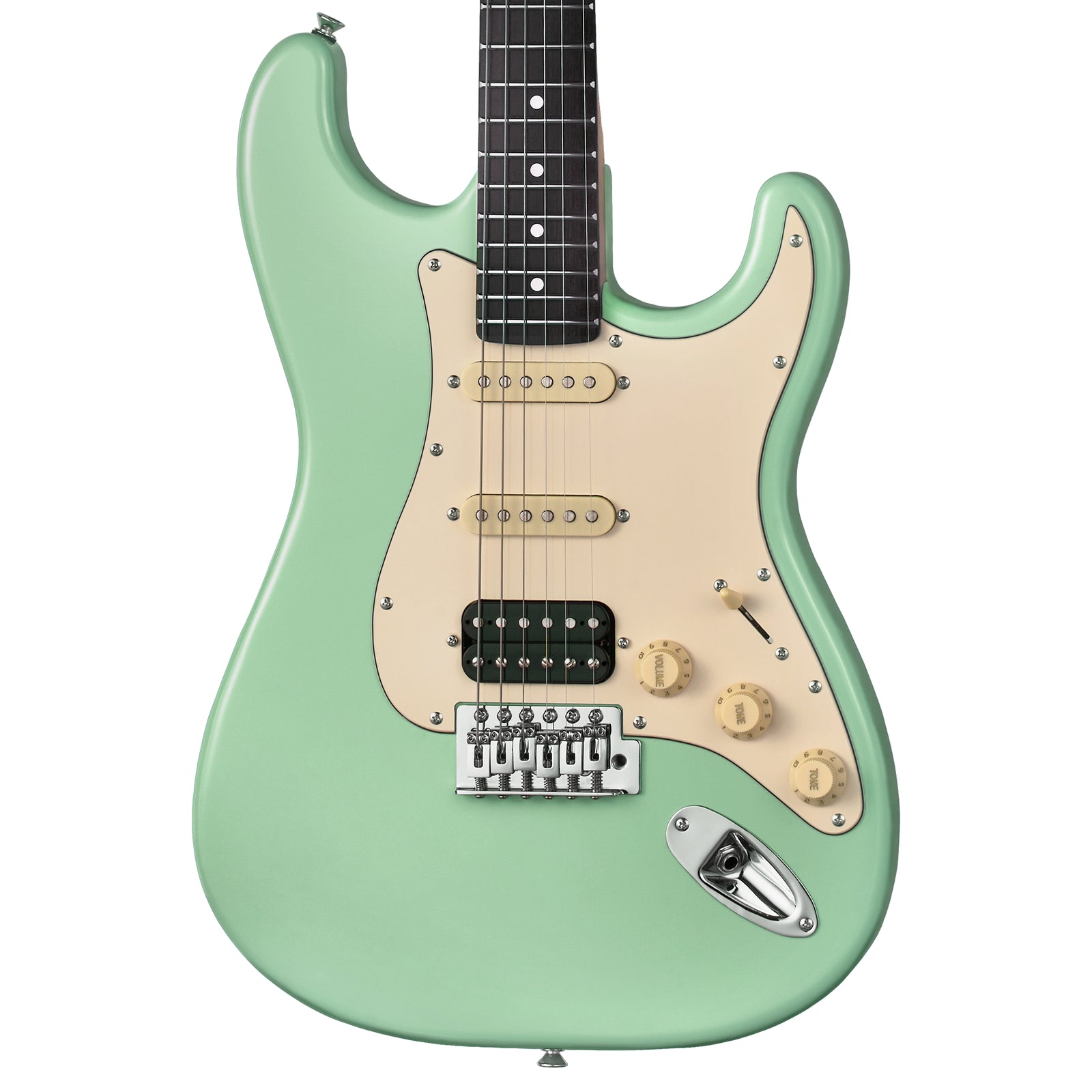 MOOER MSC10 Pro Electric Guitar Surf Green — view 3
