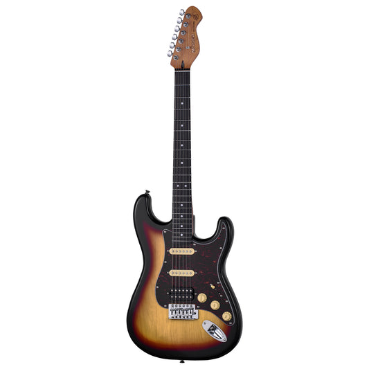 Mooer MSC10 Pro Electric Guitar Tobacco Sunburst