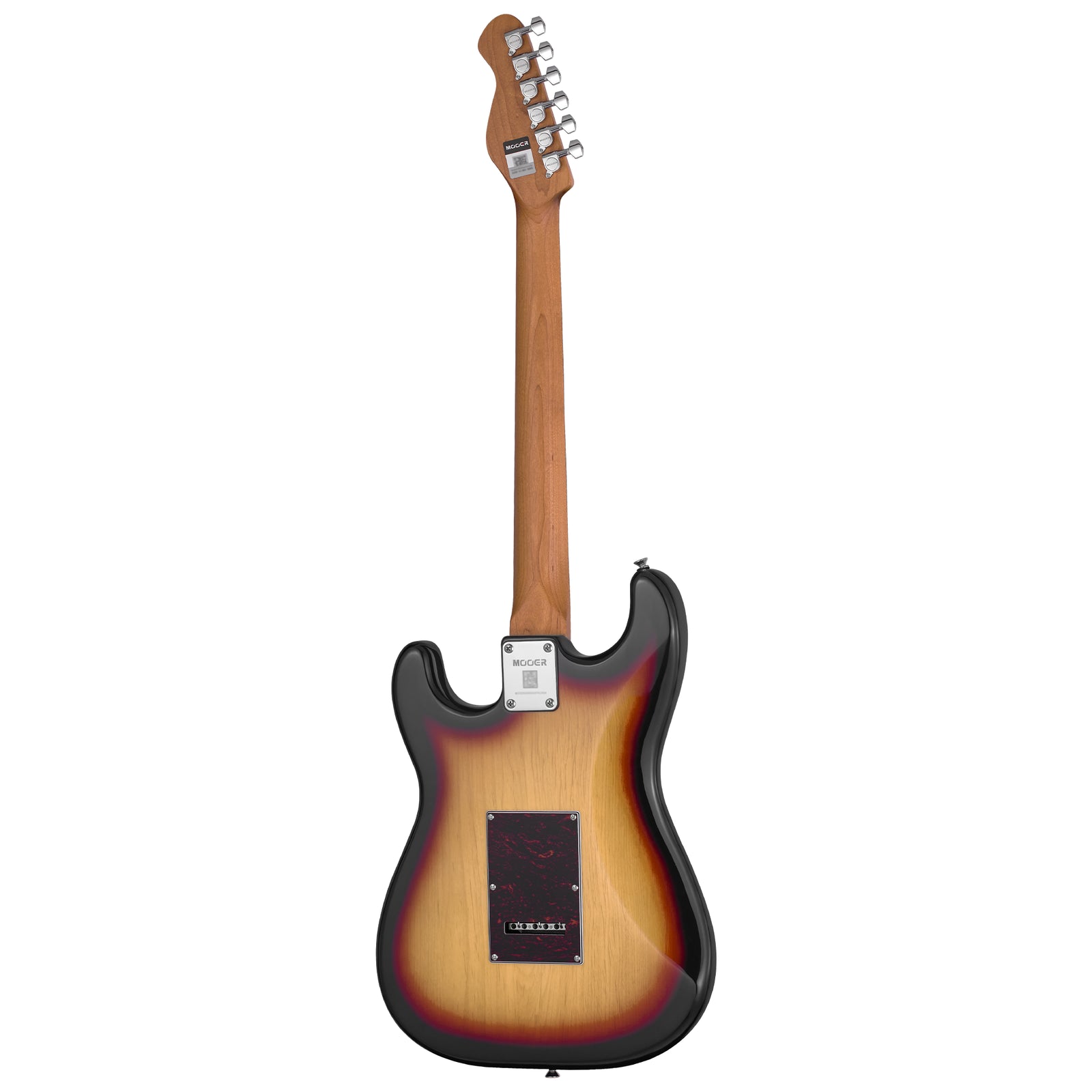 Mooer MSC10 Pro Electric Guitar Tobacco Sunburst with Gigbag, Poplar Body, Roasted Maple Neck, Tech Ebony Fingerboard, 5-Way Pickup Selector — view 2