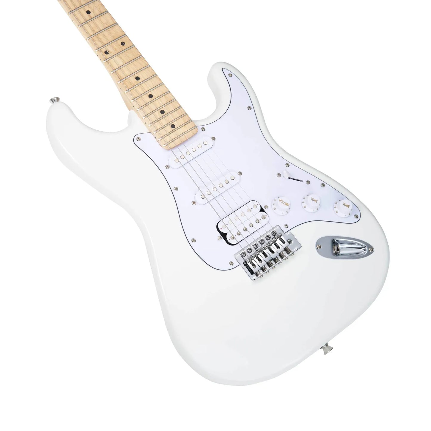Mooer MSC11 ST-Style Electric Guitar Polar White — view 3