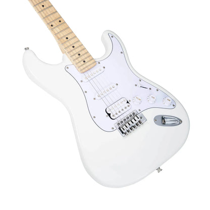 Mooer MSC11 ST-Style Electric Guitar Polar White — view 3