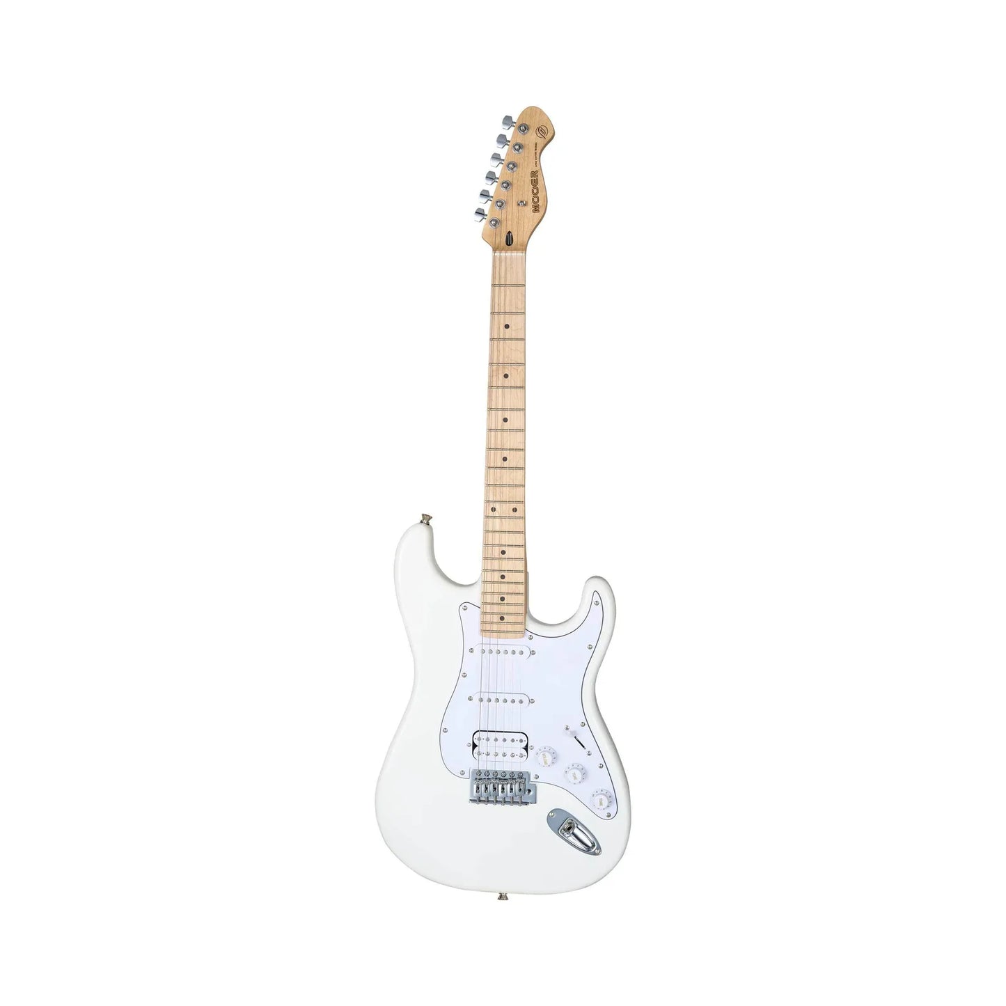Mooer MSC11 ST-Style Electric Guitar Polar White