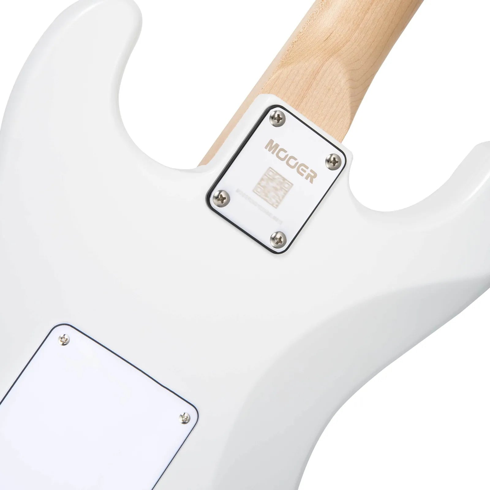Mooer MSC11 ST-Style Electric Guitar Polar White — view 4