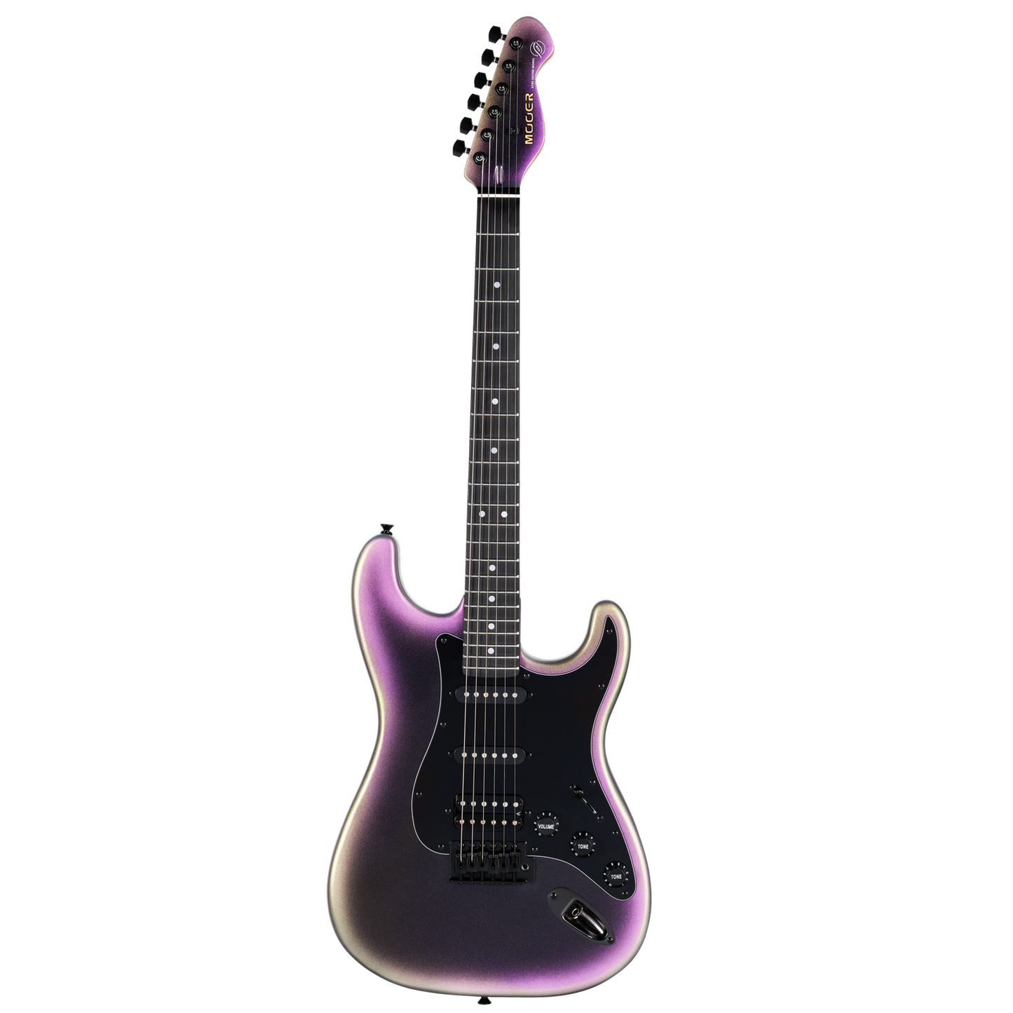 MOOER MSC18 Electric Guitar Dark Aurora Finish with Custom Tremolo and H-S-S Pickup Configuration
