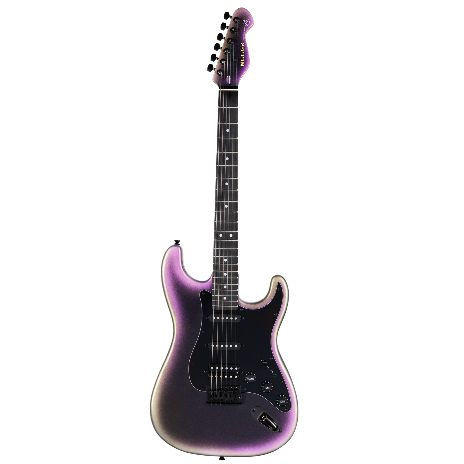 MOOER MSC18 Electric Guitar Dark Aurora Finish with Custom Tremolo and H-S-S Pickup Configuration