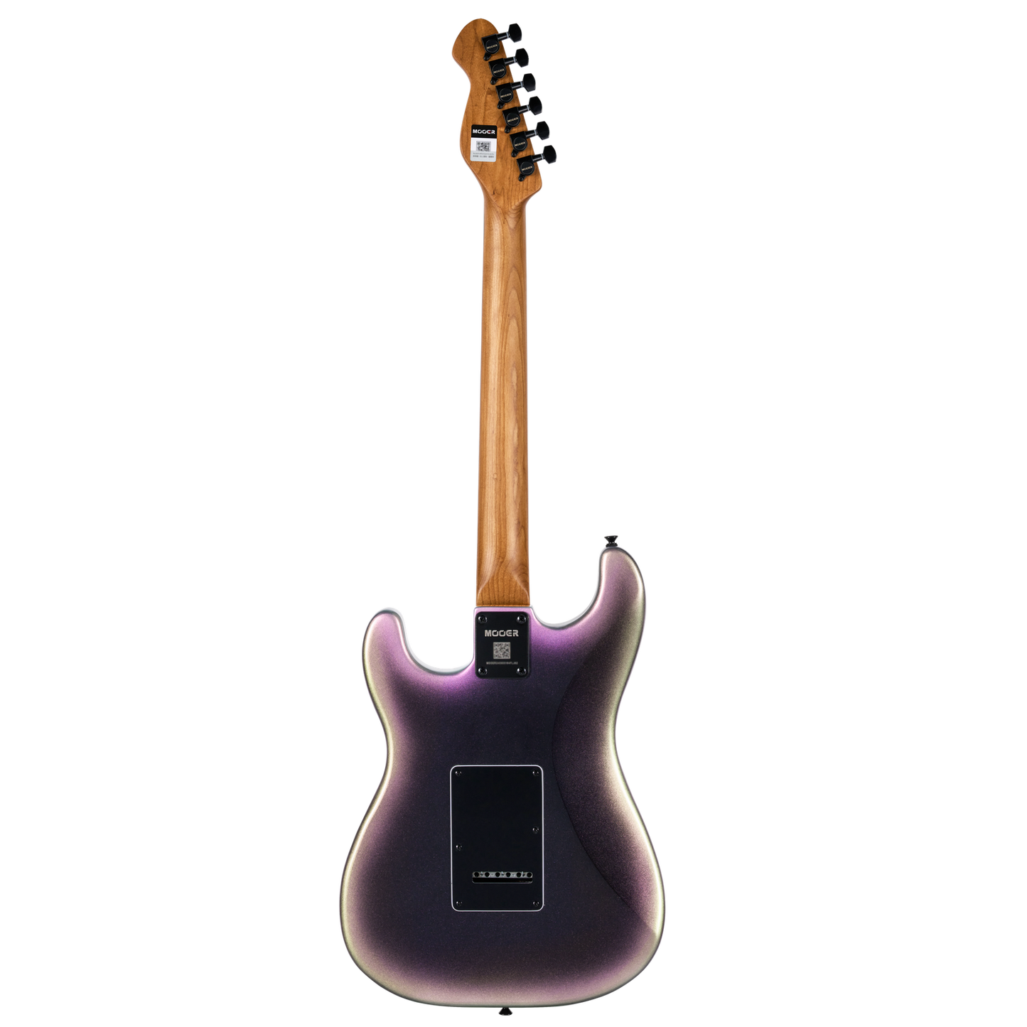 MOOER MSC18 Electric Guitar Dark Aurora Finish with Custom Tremolo and H-S-S Pickup Configuration — view 2