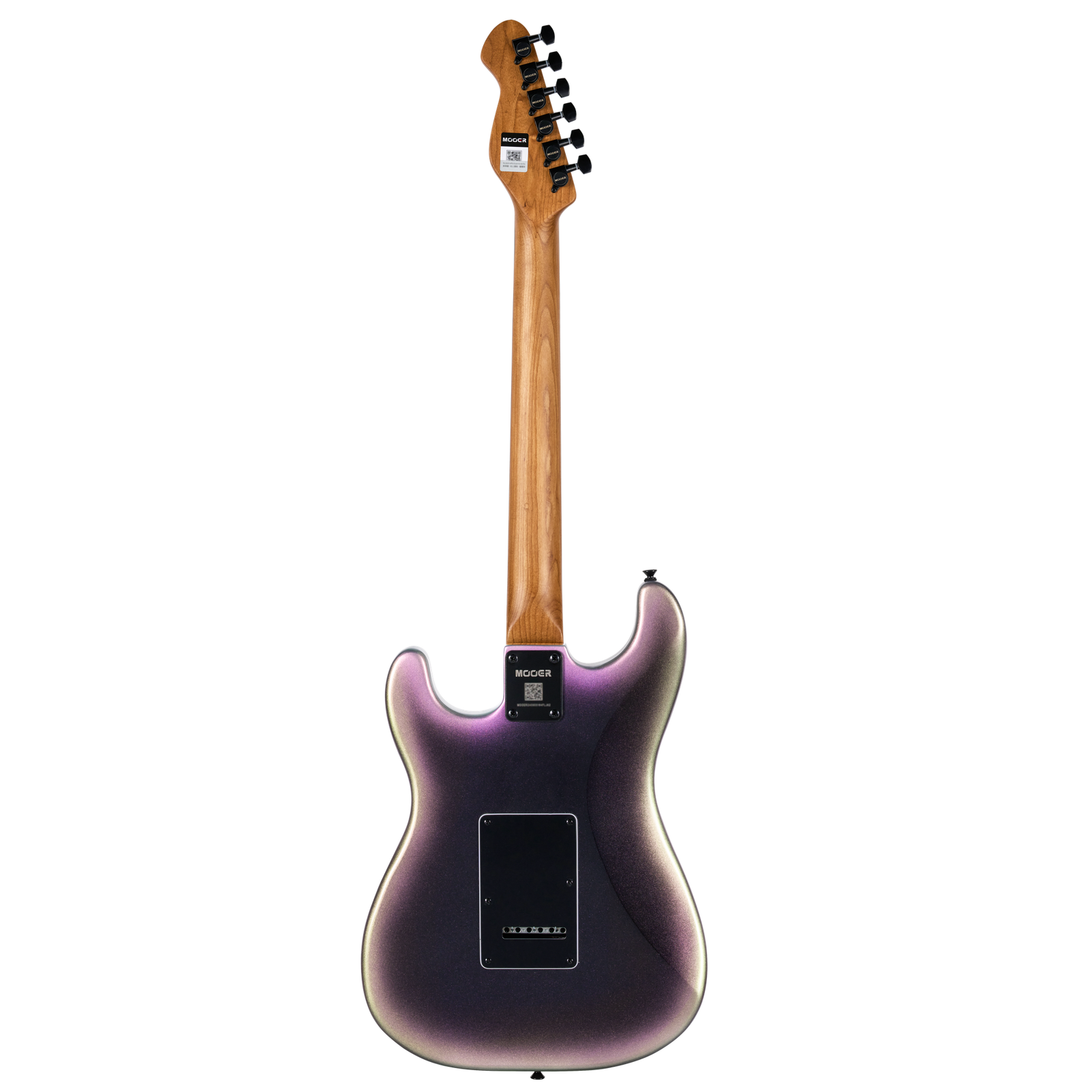 MOOER MSC18 Electric Guitar Dark Aurora Finish with Custom Tremolo and H-S-S Pickup Configuration — view 2