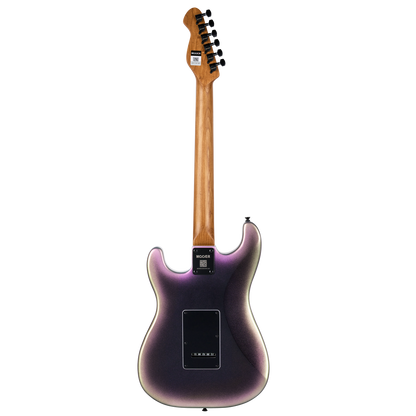 MOOER MSC18 Electric Guitar Dark Aurora Finish with Custom Tremolo and H-S-S Pickup Configuration — view 2