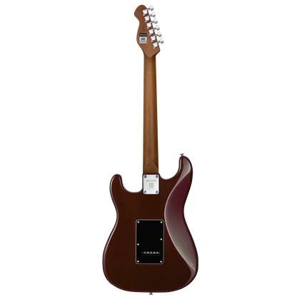 Mooer MSC20 Electric Guitar Amber Brown, Strat-Style Body, Roasted Maple Neck, H-S-S Pickups, 6 Strings, Includes Mooer Bag — view 2