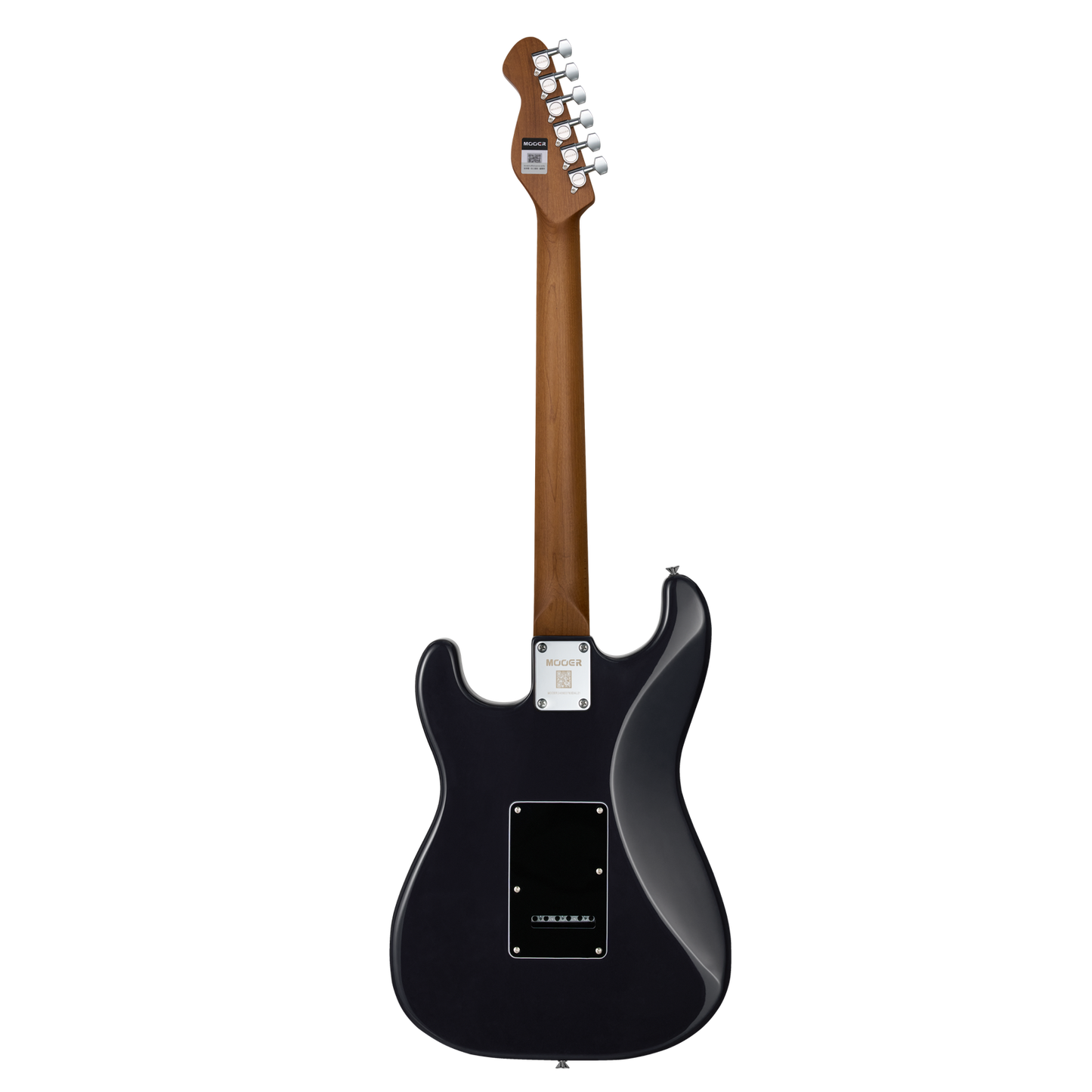 Mooer MSC20 Electric Guitar Black Burst with Roasted Maple Neck and H-S-S Pickups — view 2