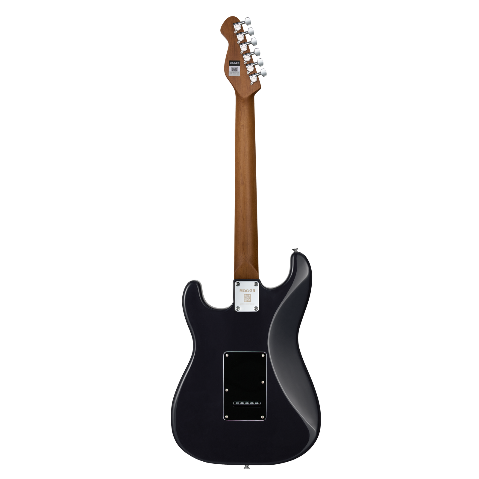 Mooer MSC20 Electric Guitar Black Burst with Roasted Maple Neck and H-S-S Pickups — view 2