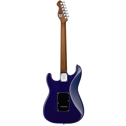 MOOER MSC20 Electric Guitar Ocean Blue, H-S-S Pickup, Roasted Maple Neck, Vintage Tremolo, Includes MOOER Bag, 6 Strings, Right-Handed — view 2