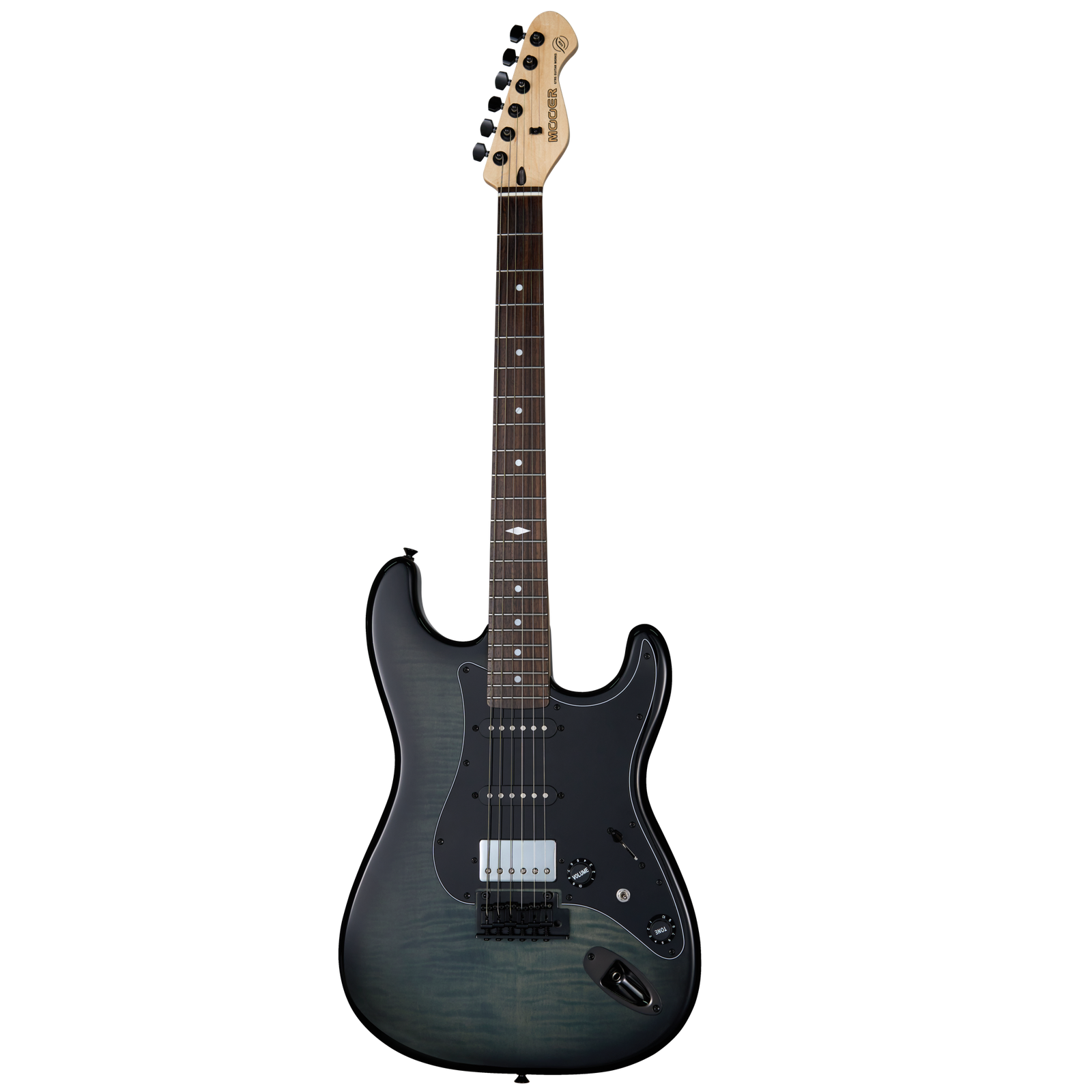 MOOER MSC31 Electric Guitar Grey Burst with Rosewood Fingerboard and H-S-S Pickups