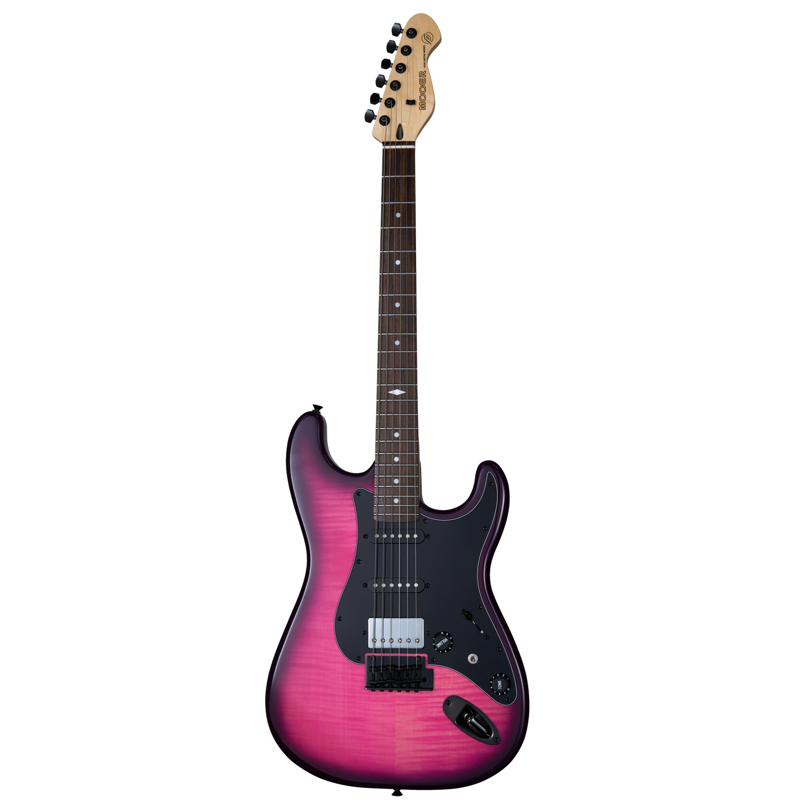 Mooer MSC31 Electric Guitar Purple Burst with Rosewood Fingerboard and H-S-S Pickup Configuration