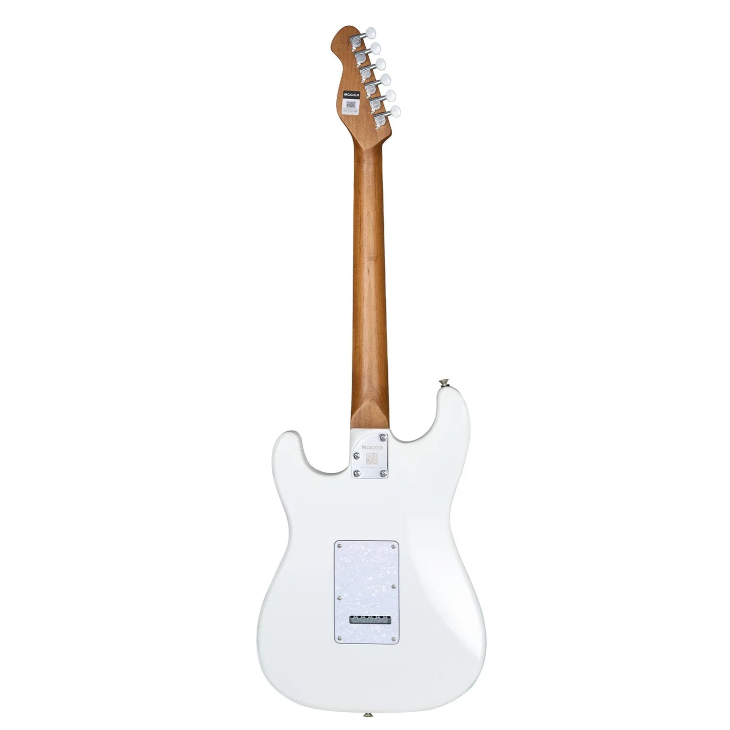 Mooer MSC41 Pro Electric Guitar Dreamy Blue with Flame Maple Top and Roasted Maple Neck — view 2