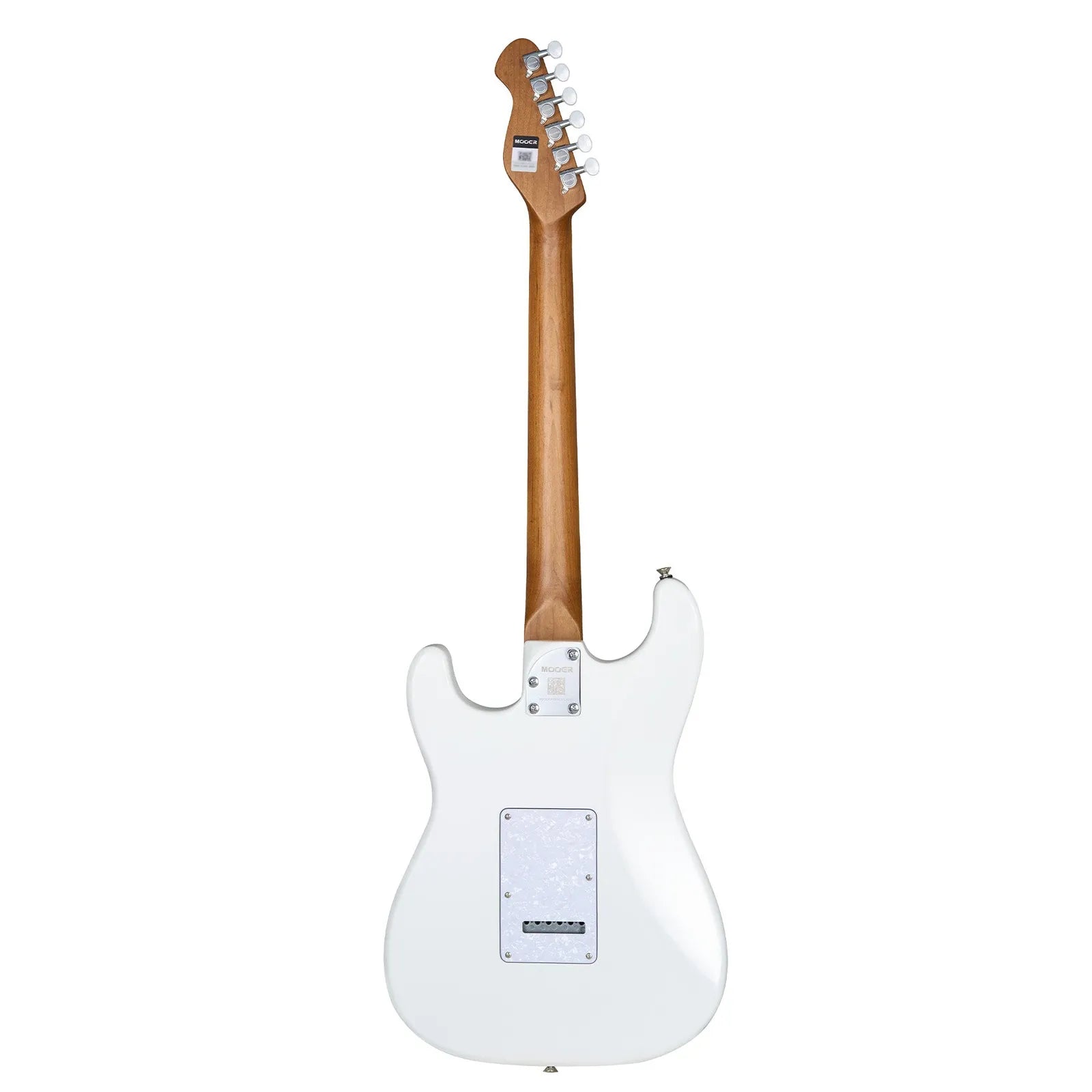 Mooer MSC41 Pro Electric Guitar Dreamy Blue with Flame Maple Top and Roasted Maple Neck — view 2
