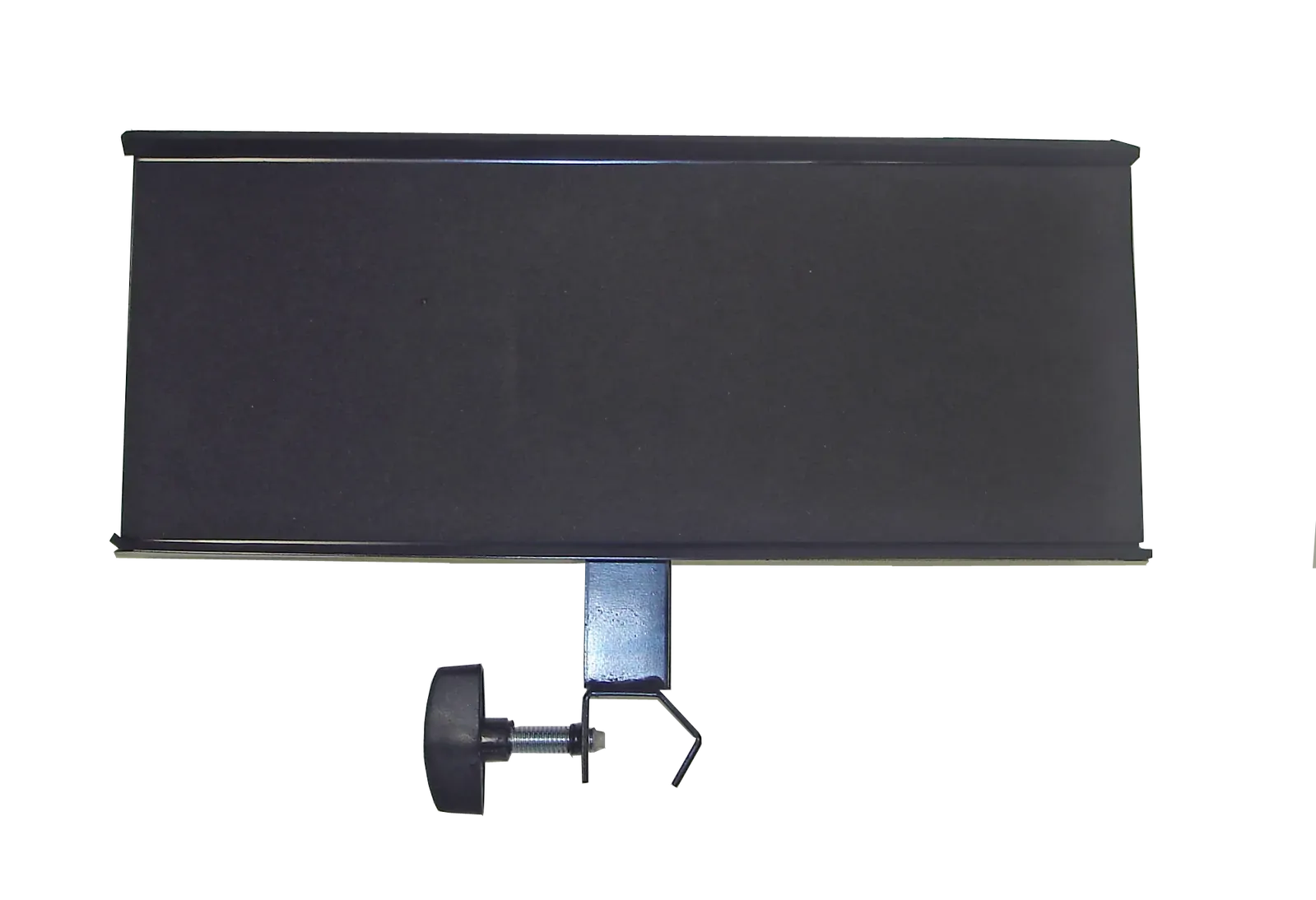 CPK MSD19 Music Stand Shelf - Attachable Tray for Mic/Music Stands, Black 14x35cm